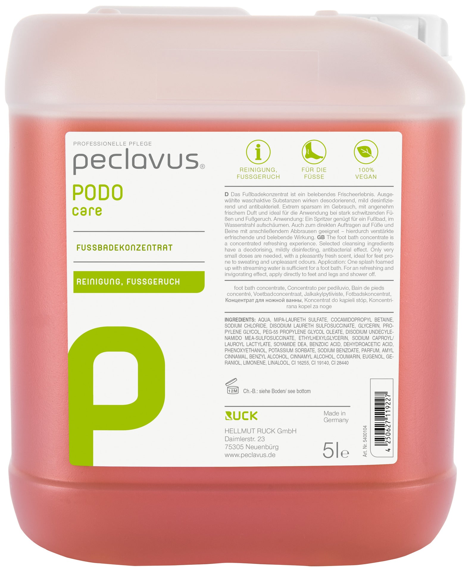 Bain de pieds concentré - Peclavus