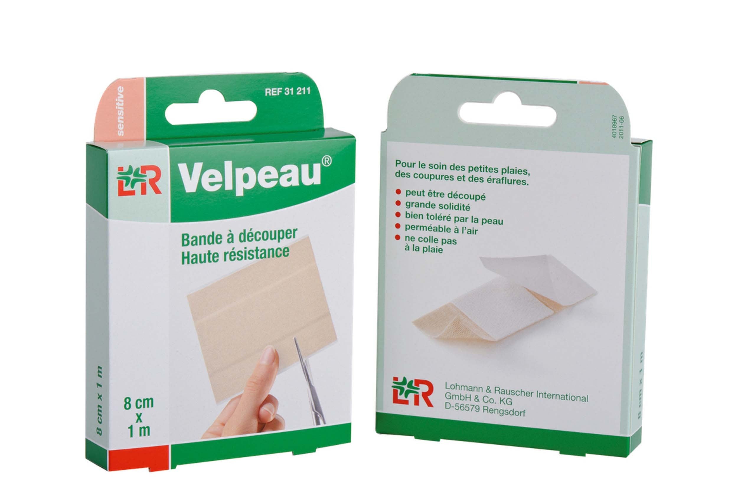 Pansement VELPEAU 1mx6cm Résistant