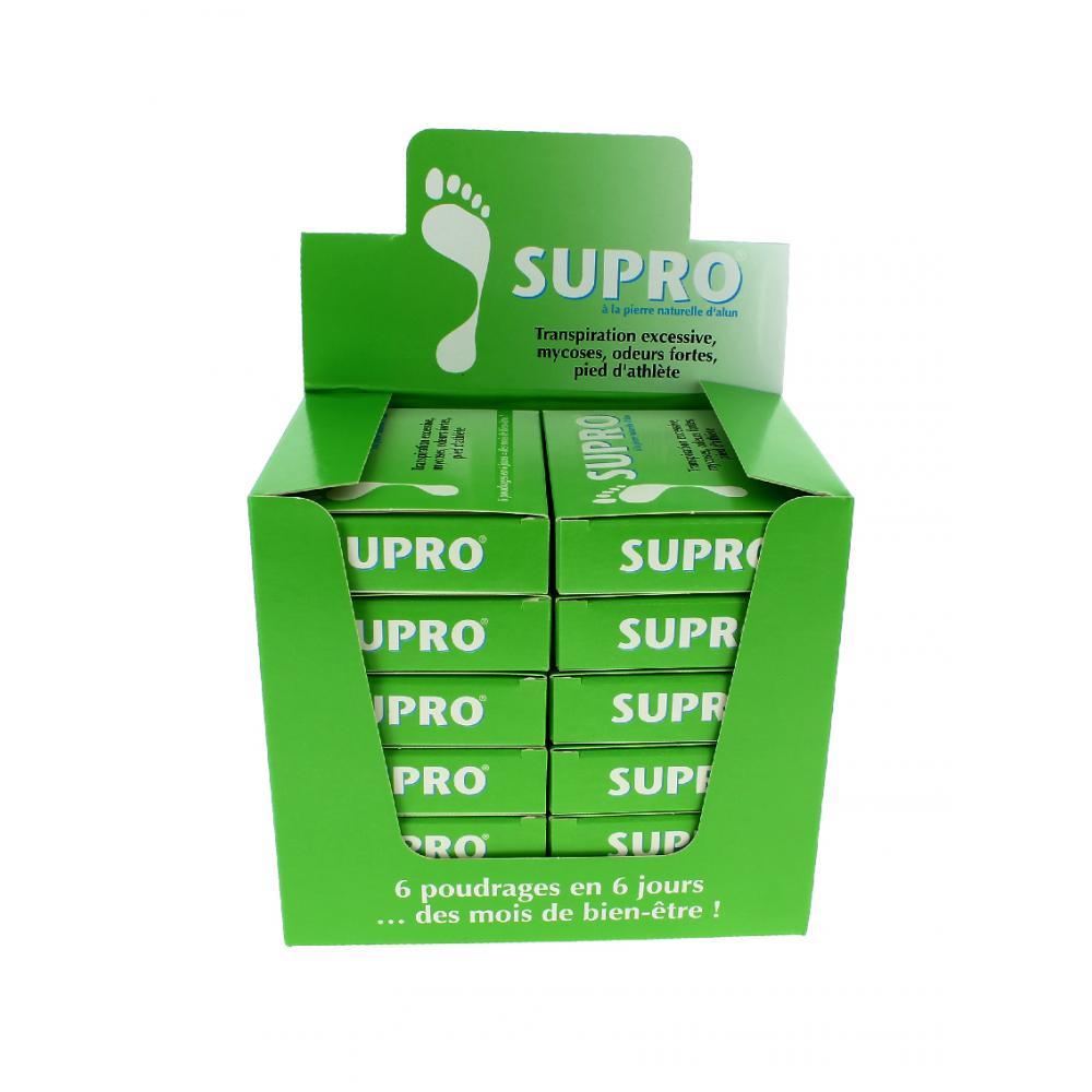 Boite Supro cure pour pied - Traite efficacement l'hypersudation des pieds