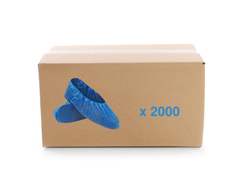 Carton de 2000 surchaussures en PE