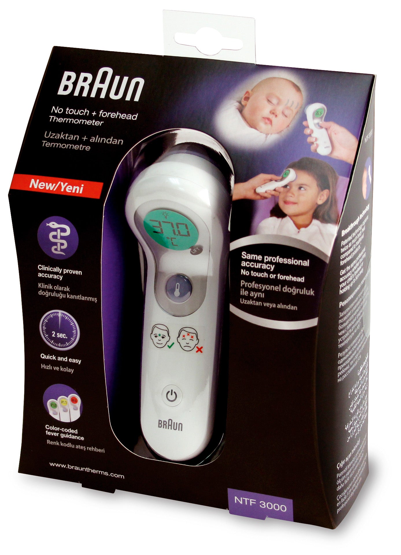 Thermomètre sans contact NTF3000 - BRAUN