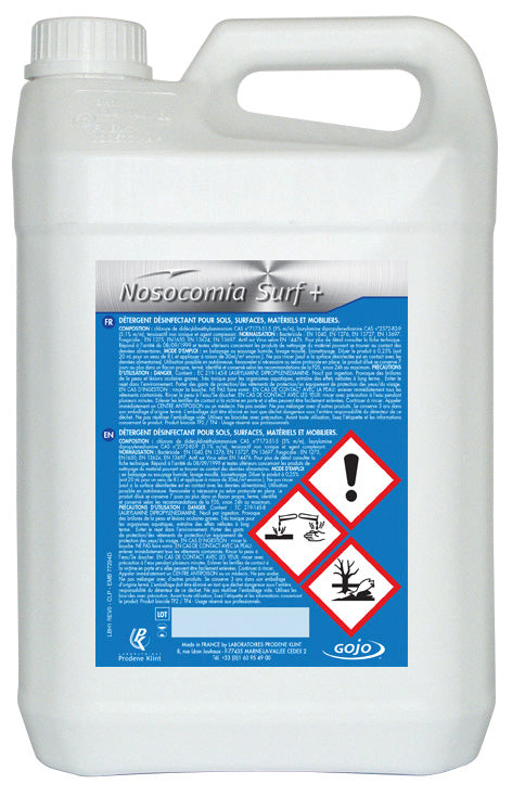 Désinfectant Detergent Nosocomia Surf+ - 5L