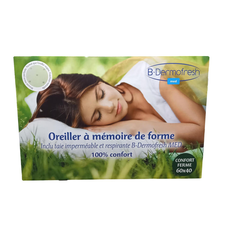 Oreiller Cervical + Taie B-DERMOFRESH - Bedding Industrial