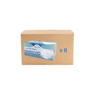 Carré de Toilette Tena Soft Wipe Proskin - L. 32 x l. 30 cm - carton 8x135U - Tena