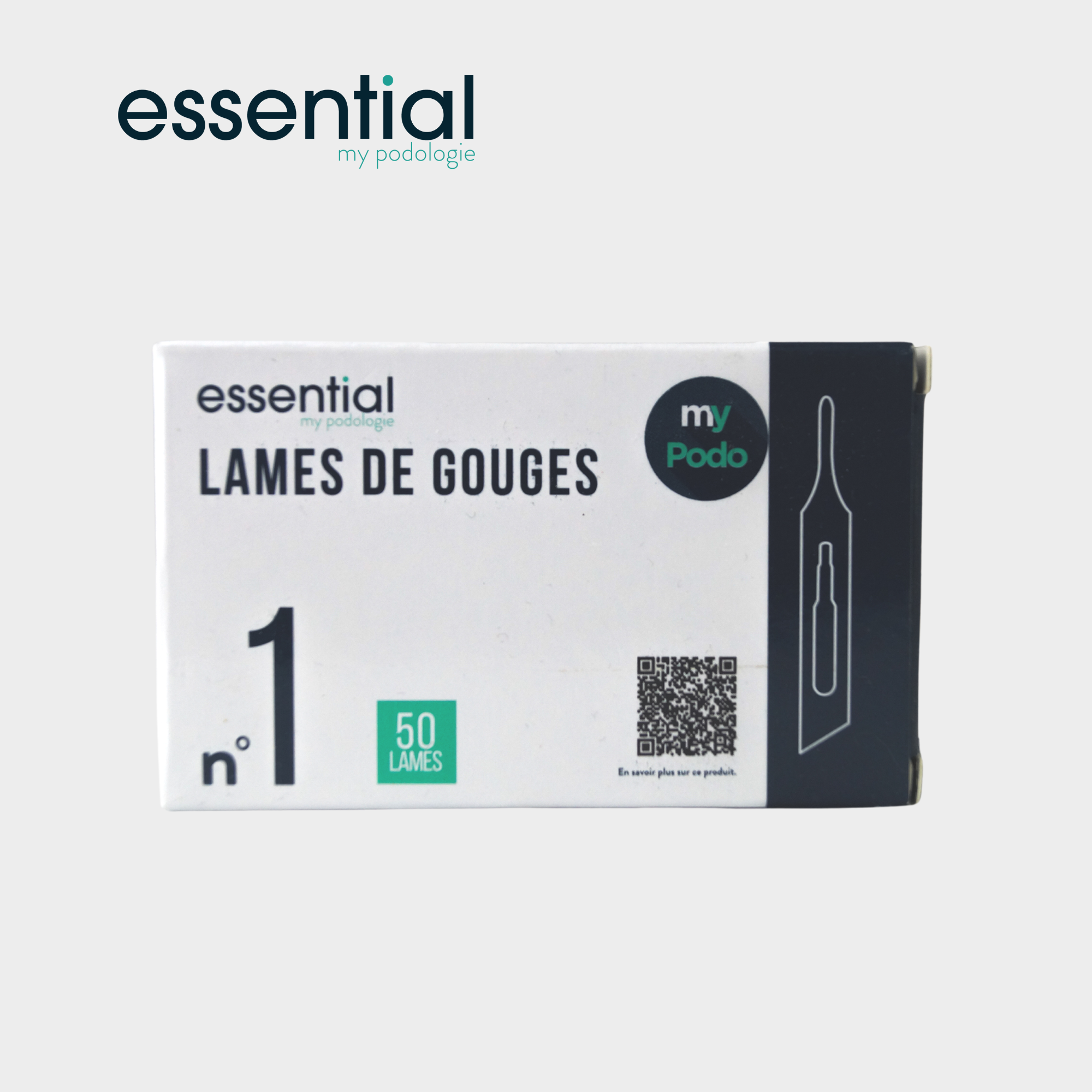 50 Lames de gouges stériles - Essential by My Podologie