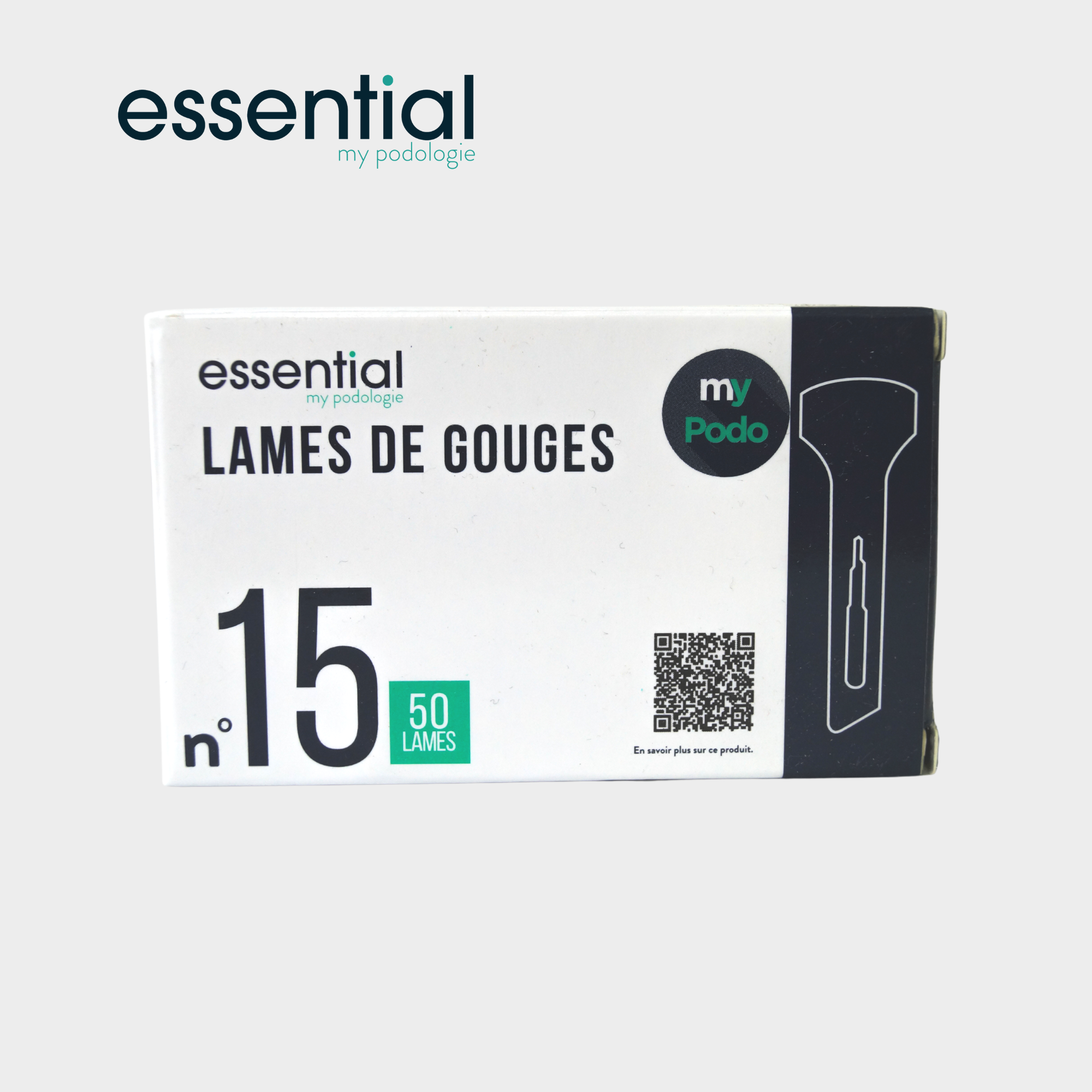 50 Lames de gouges stériles - Essential by My Podologie