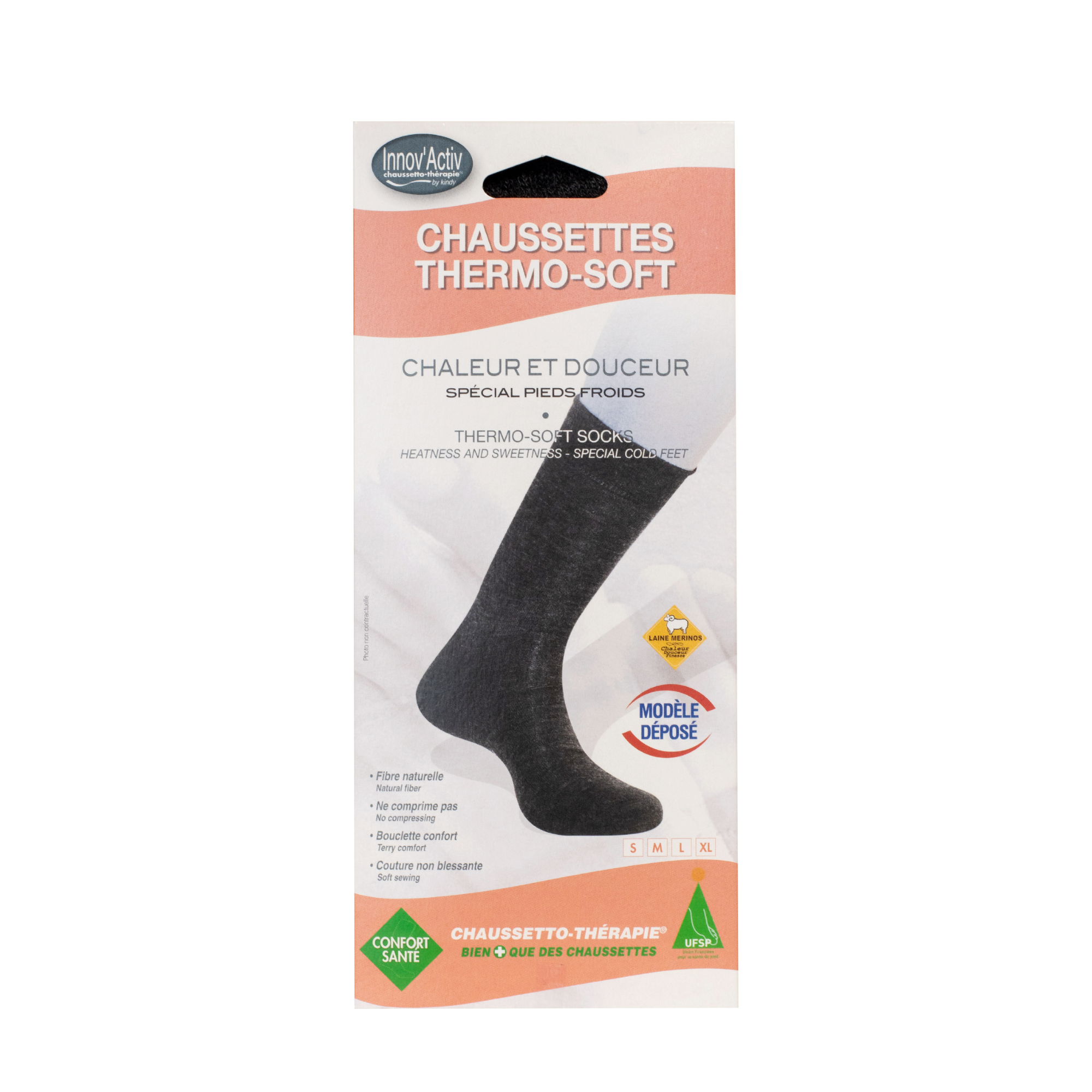 Chaussettes Thermosoft - 4 tailles - Kindy