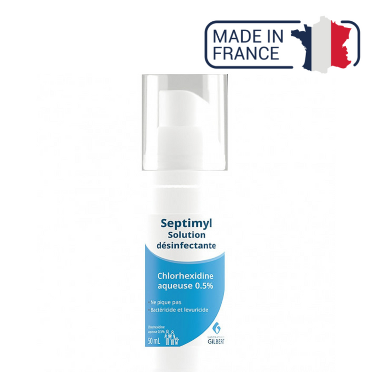 Chlorhexidine aqueuse 0.5% - Solution désinfectante - SEPTIMYL - Gilbert