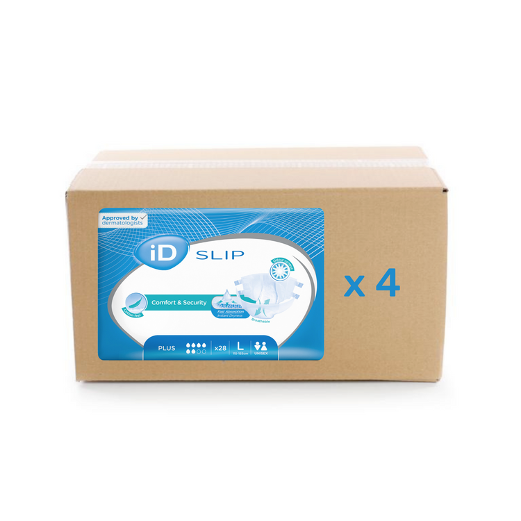 ID Slip Plus - 5.5 gouttes - L - carton 4X28U - ID Direct