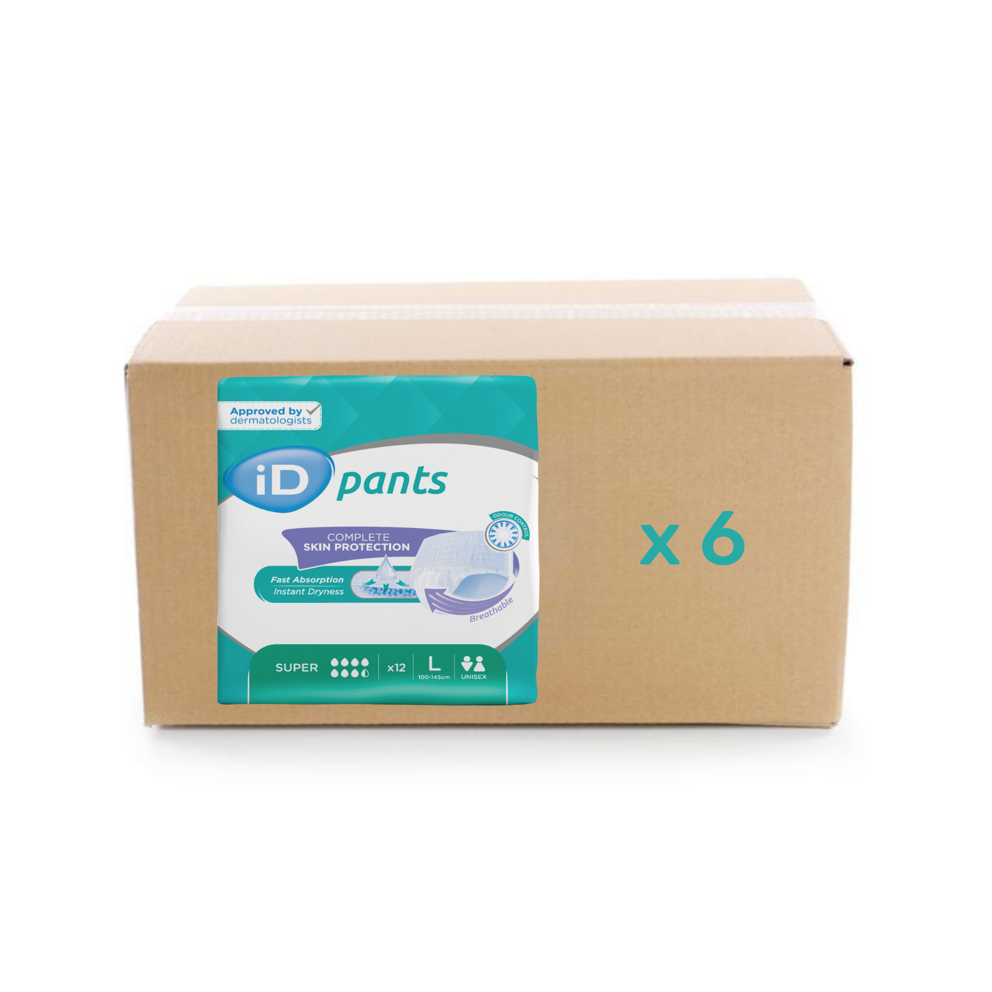 ID Pants Super - 7.5 gouttes - L -  carton 6 X12U - ID Direct