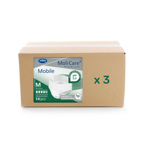 Slip Molicare Premium Mobile - 5 gouttes - M - carton 3x14U - Hartmann