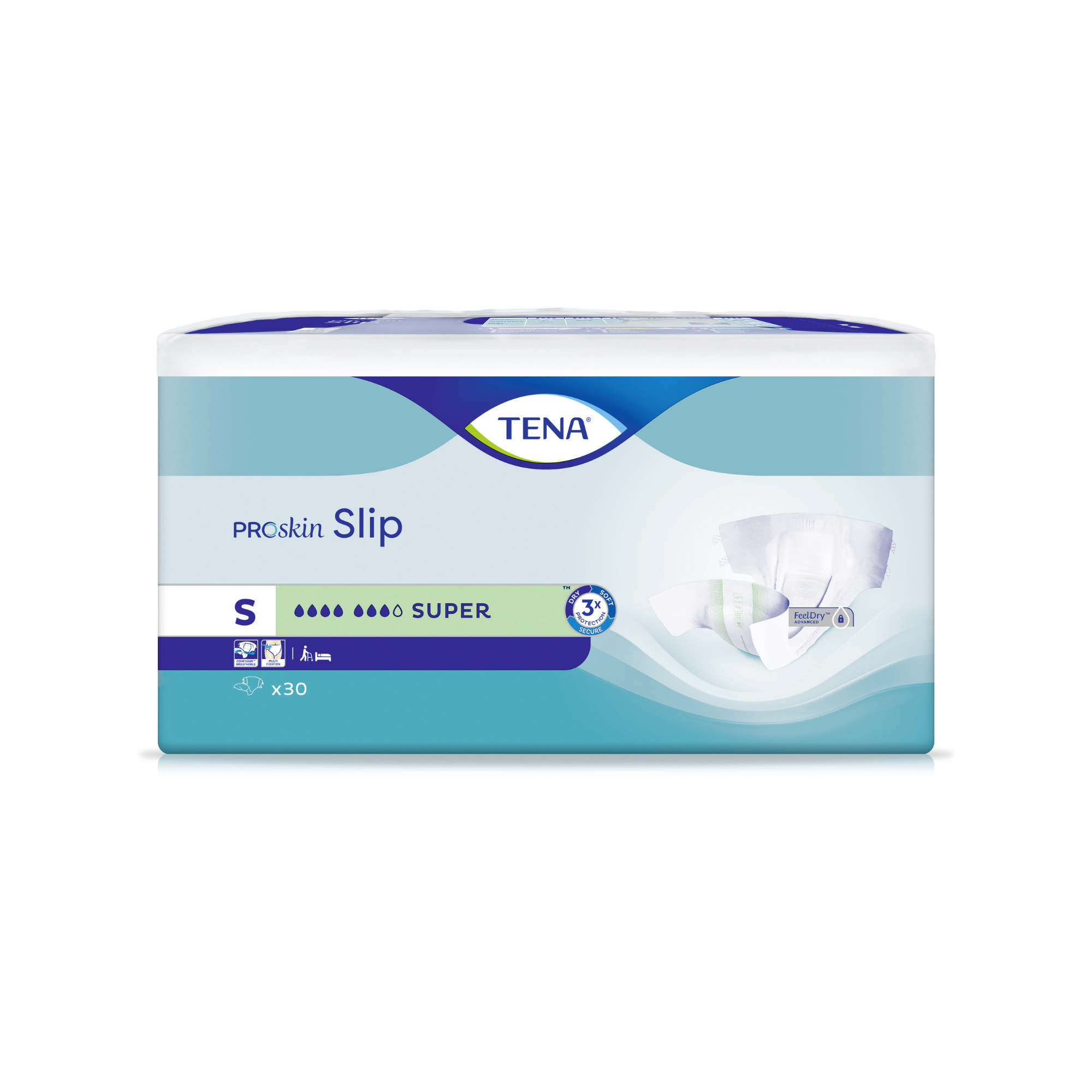 Tena Slip Proskin Super - 7 gouttes - 4 tailles - Tena