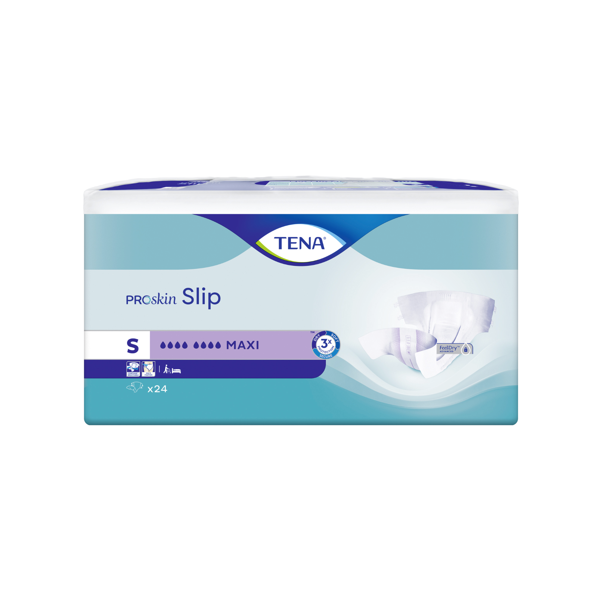 Tena Slip Proskin Maxi - 8 gouttes - 4 tailles - Tena