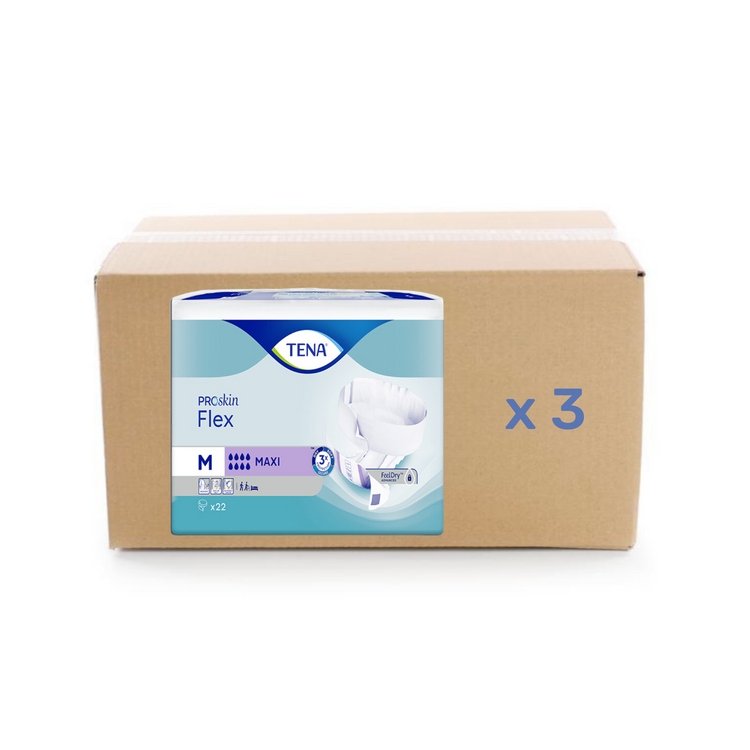 Change Tena Flex Proskin - Maxi 8 gouttes - M - carton 3x22U - Tena