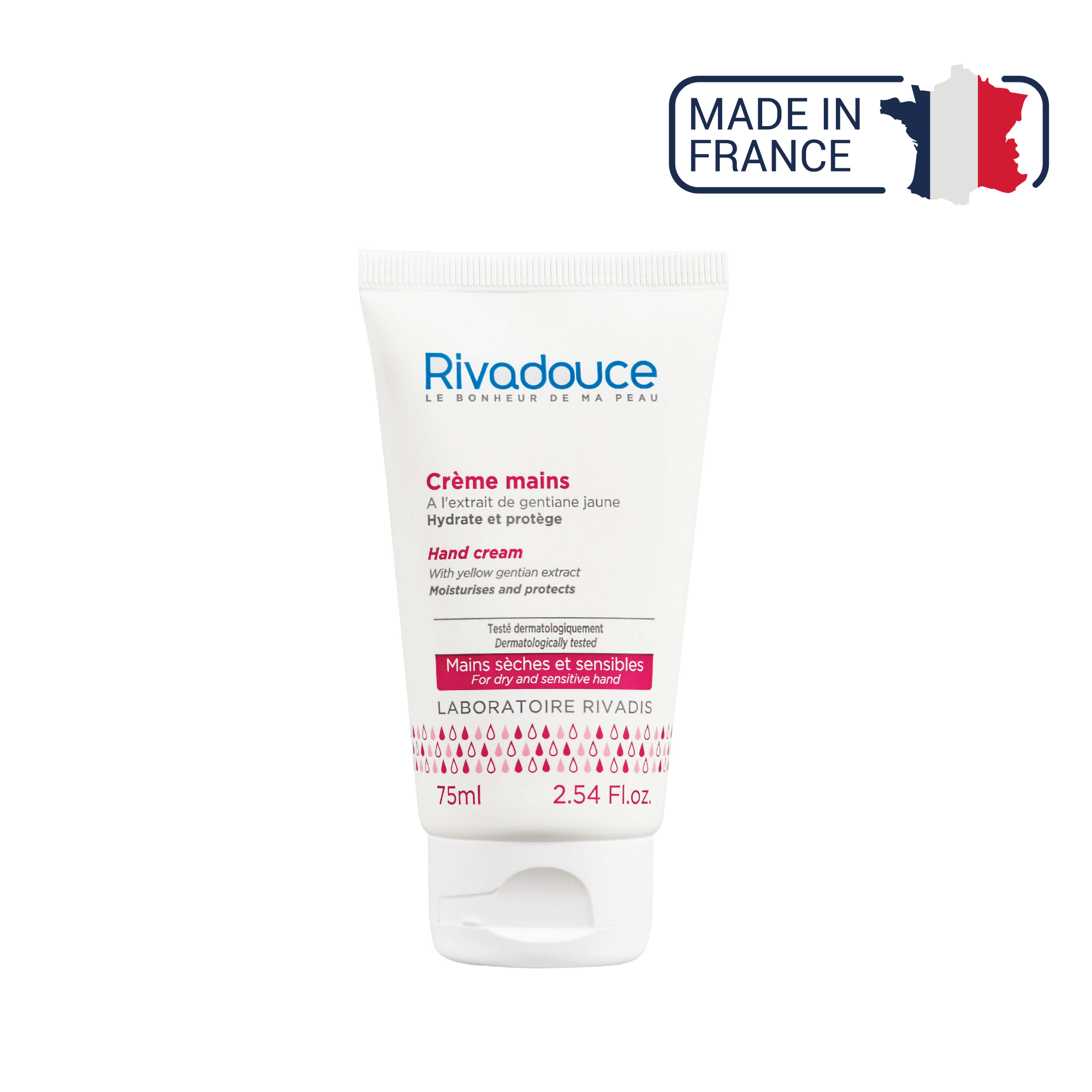 Crème mains - Hydratation intense et protection - 75ml - Rivadouce