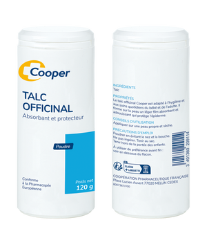 Talc poudreuse 120g - Cooper Cooper 